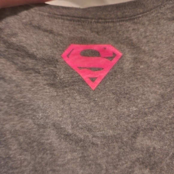 Under Armour Shirt Sz S Gray Superman Heatgear Semi Fitted Charged (spot) - Picture 9 of 12